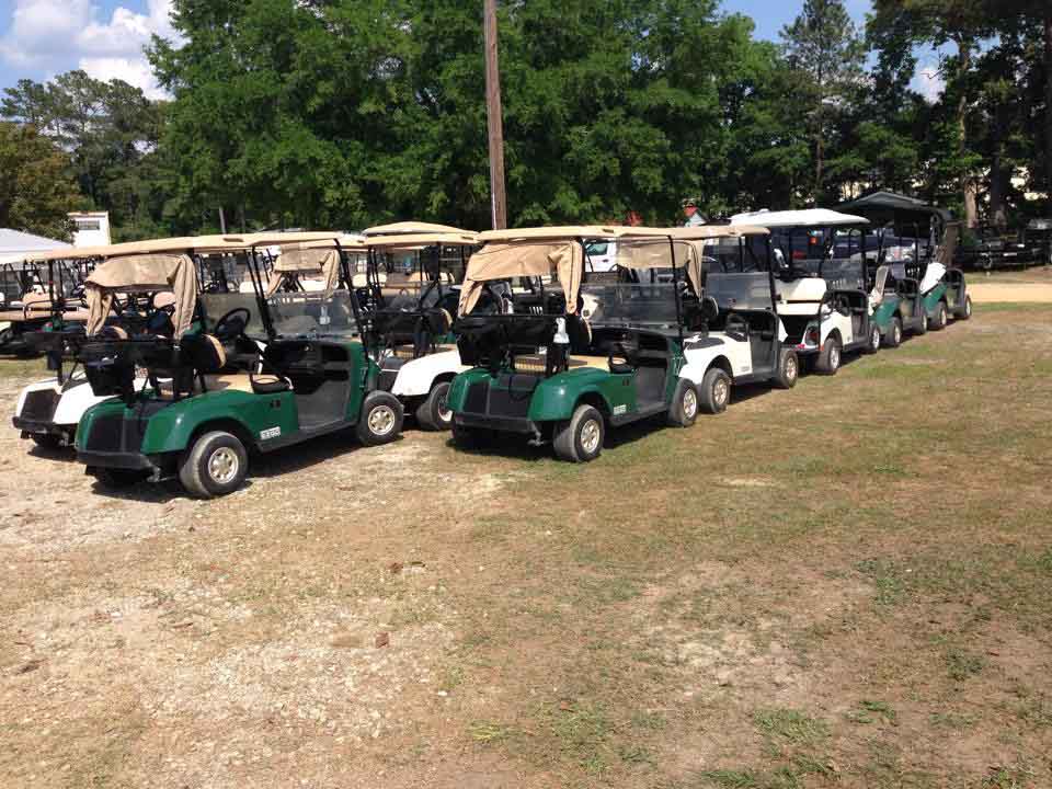 Lot with golf cartr