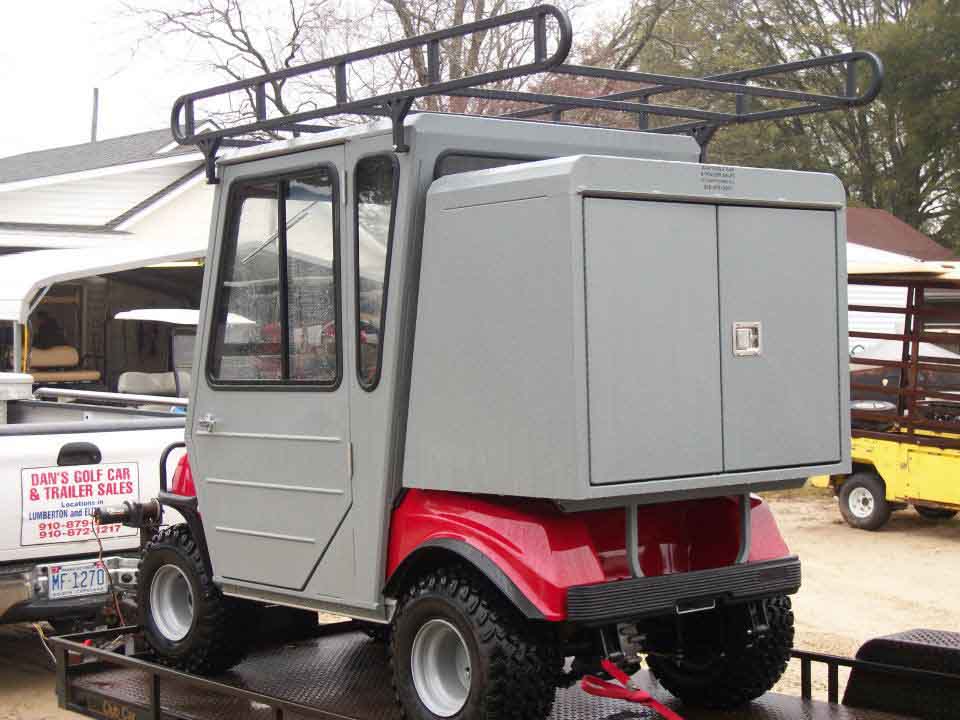 2 Seater Utility Golf Car rear view