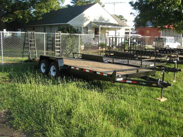 Black Utility Trailer